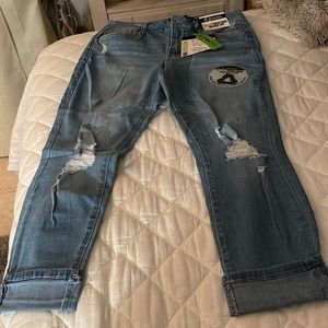 D Jeans Vintage high waist crop  brand new Size 8